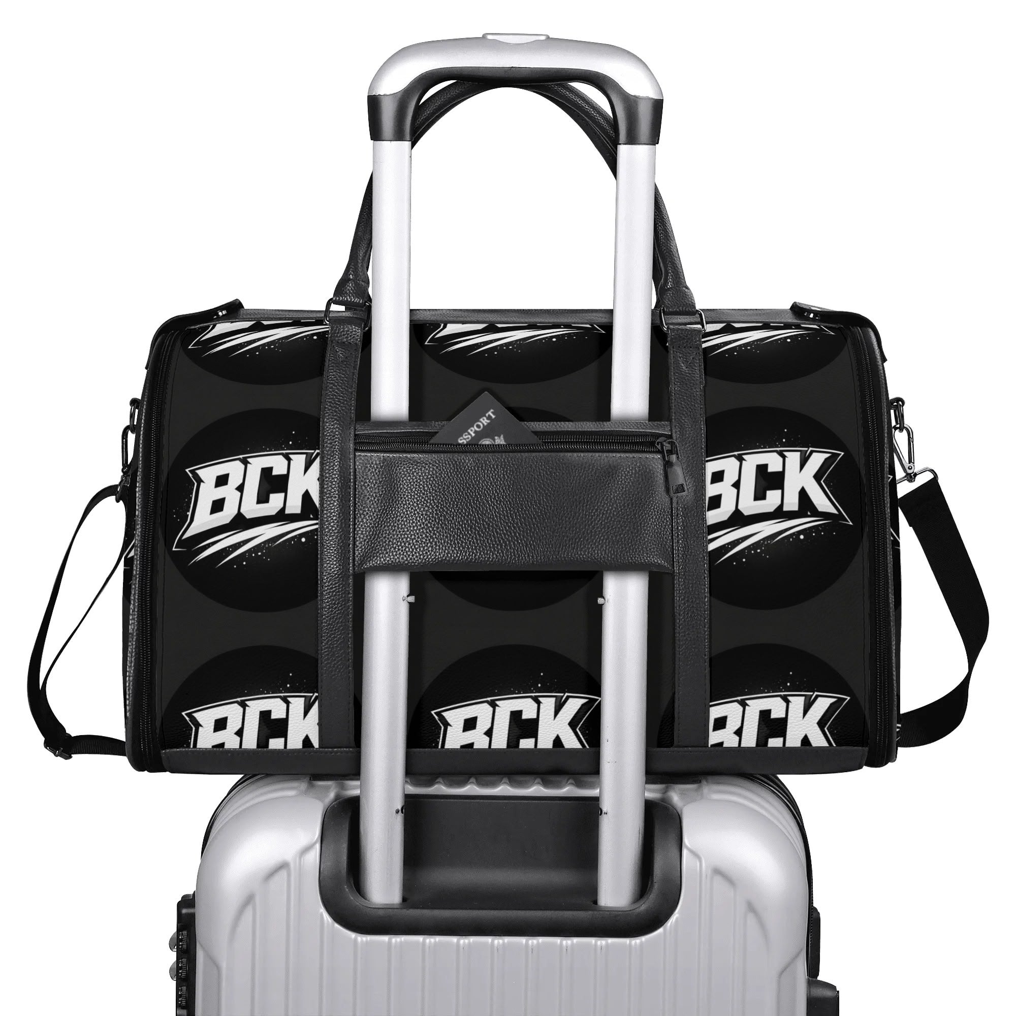 BCK water prove leather traveling bag