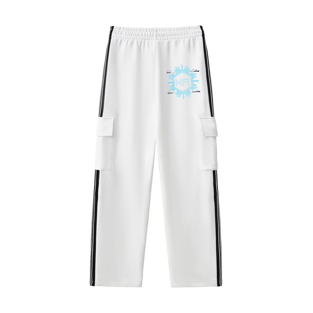 Side Stripe Straight-Leg Pants