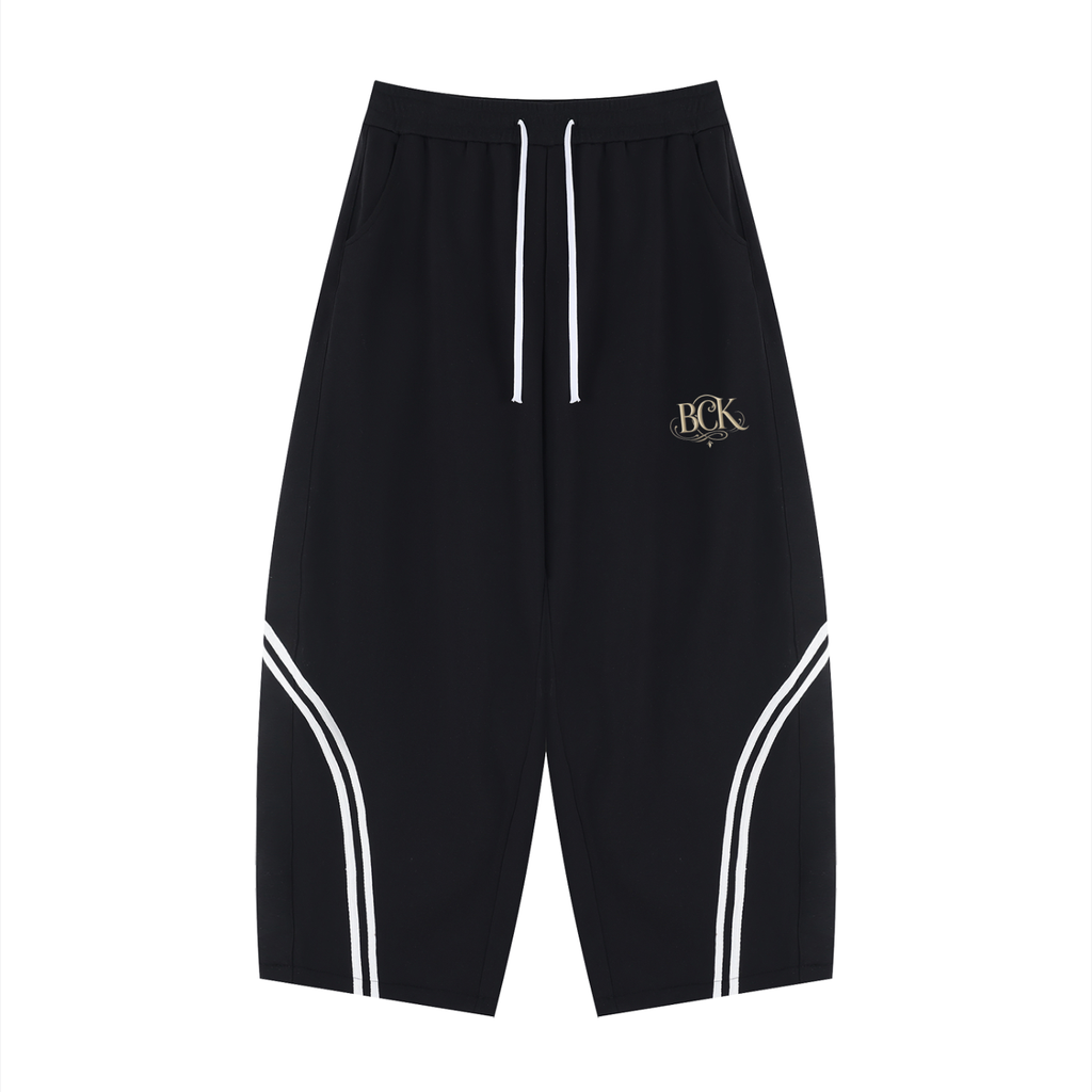 Unisex Wide Leg Piping Sweatpants