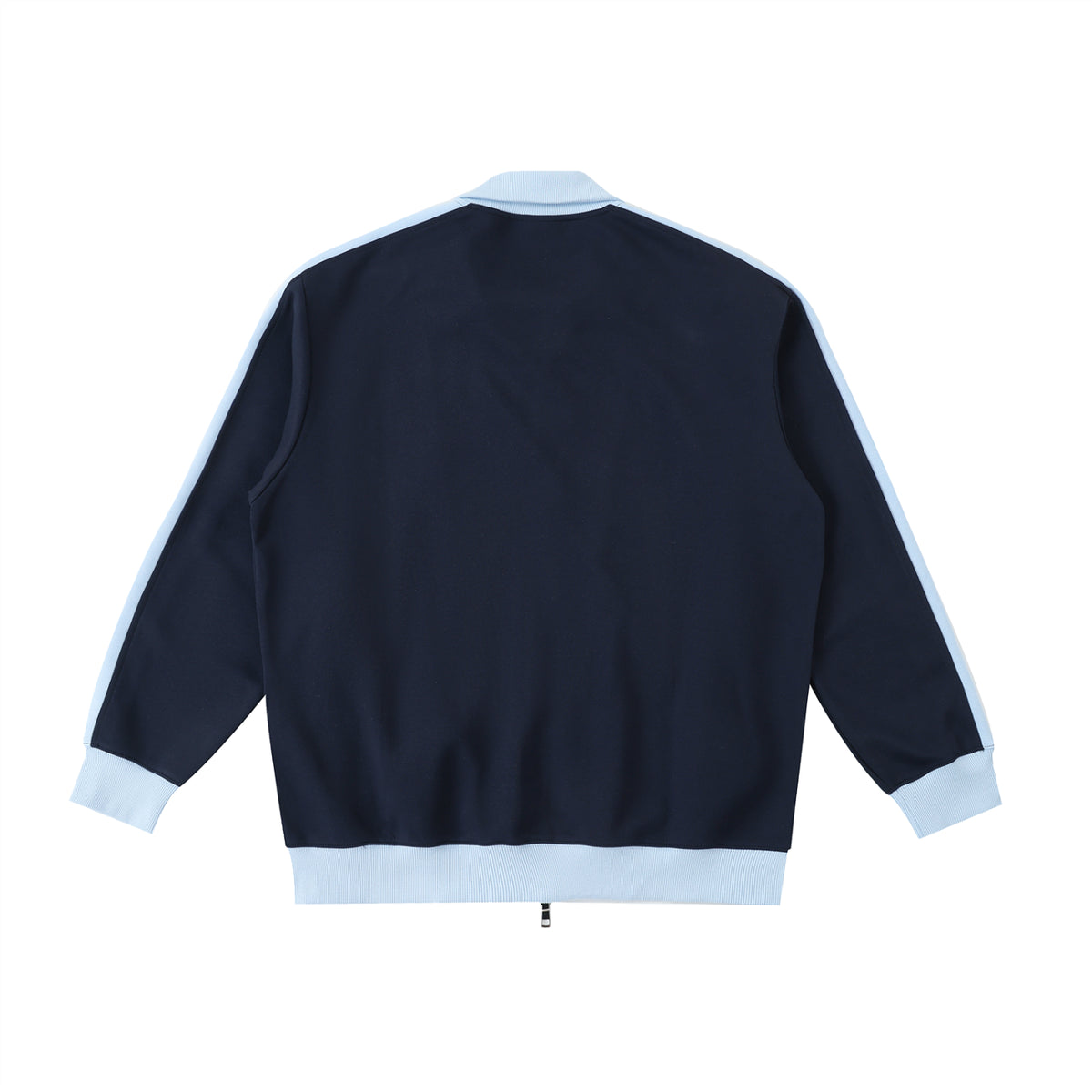 Contrast Trim Stand Collar Jacket