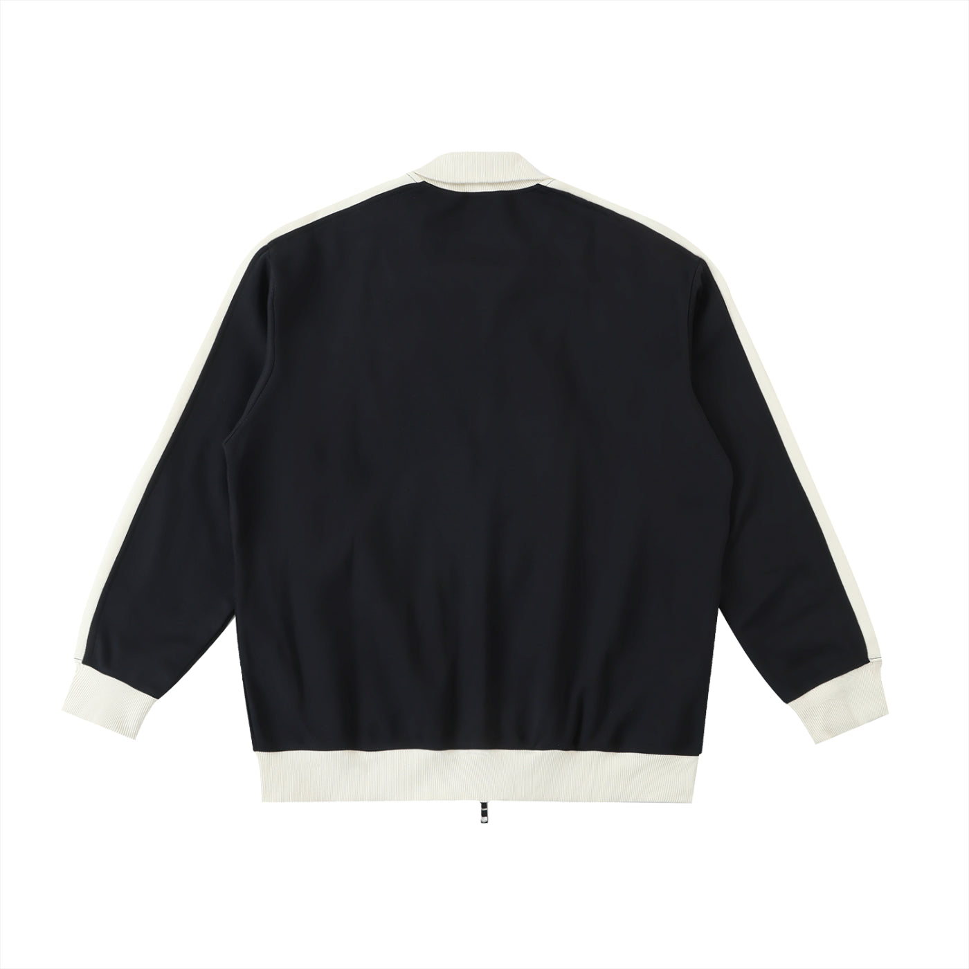Contrast Trim Stand Collar Jacket