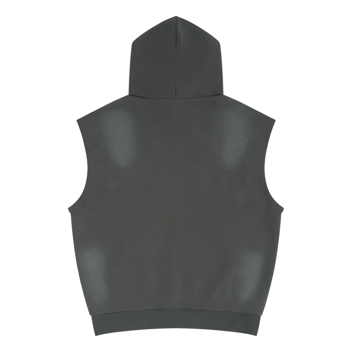 Unisex Vintage Wash Sun Fade Sleeveless Hoodie