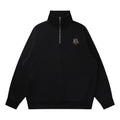 Quarter-Zip Drop Shoulder Sweatshirt