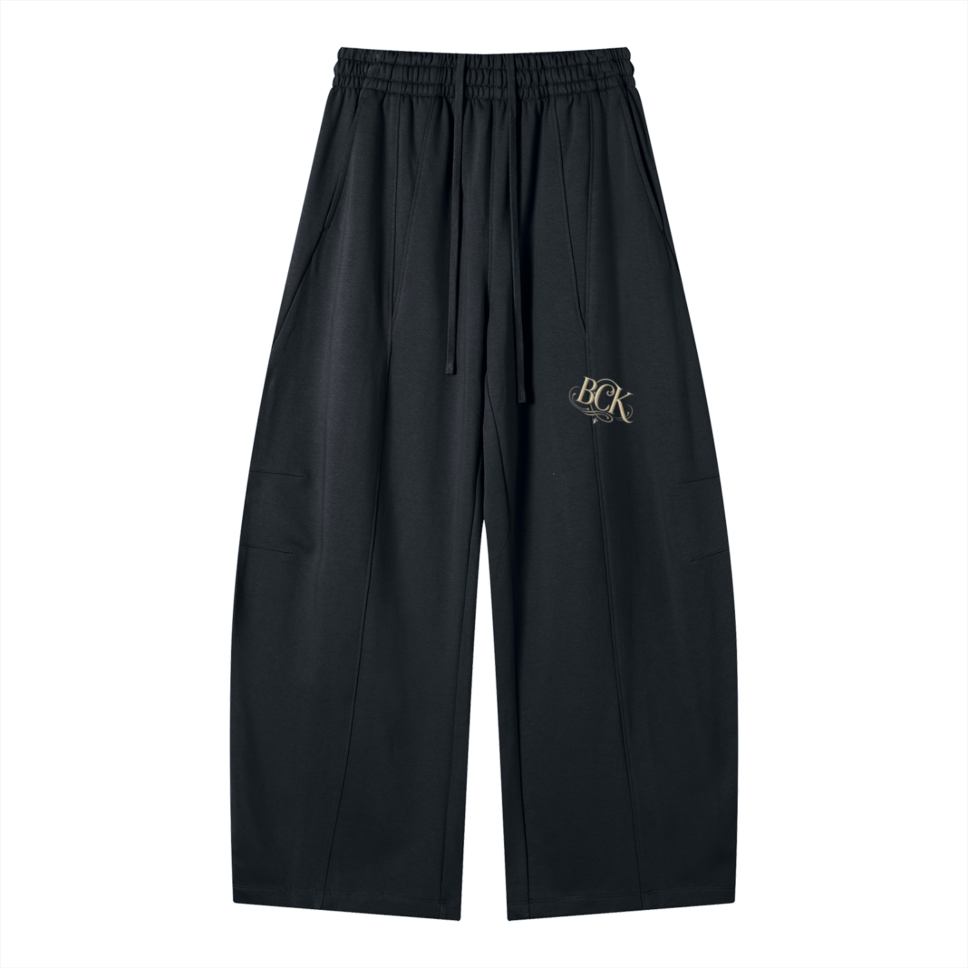 Heavyweight Wide Leg Panel Sweatpants