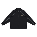 Reflection Striped Raglan Sleeve  Jacket