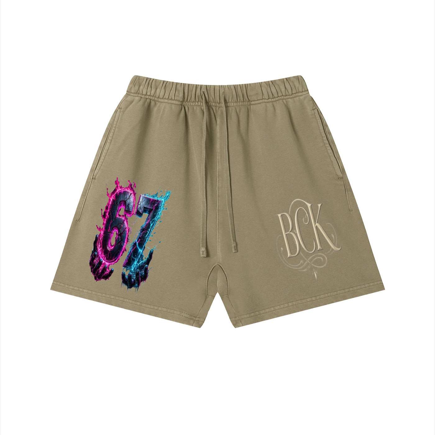Unisex Vintage Wash Cotton Shorts