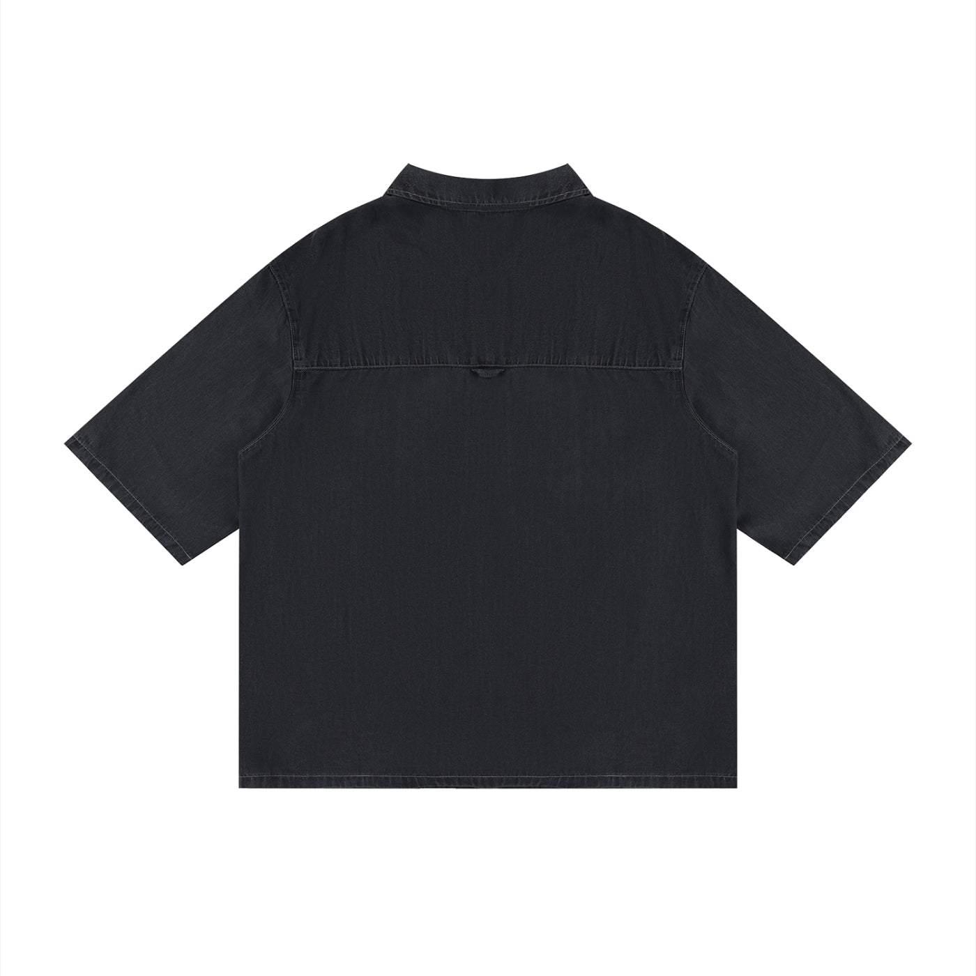 Unisex Vintage Wash Drop Shoulder Lyocell Shirt