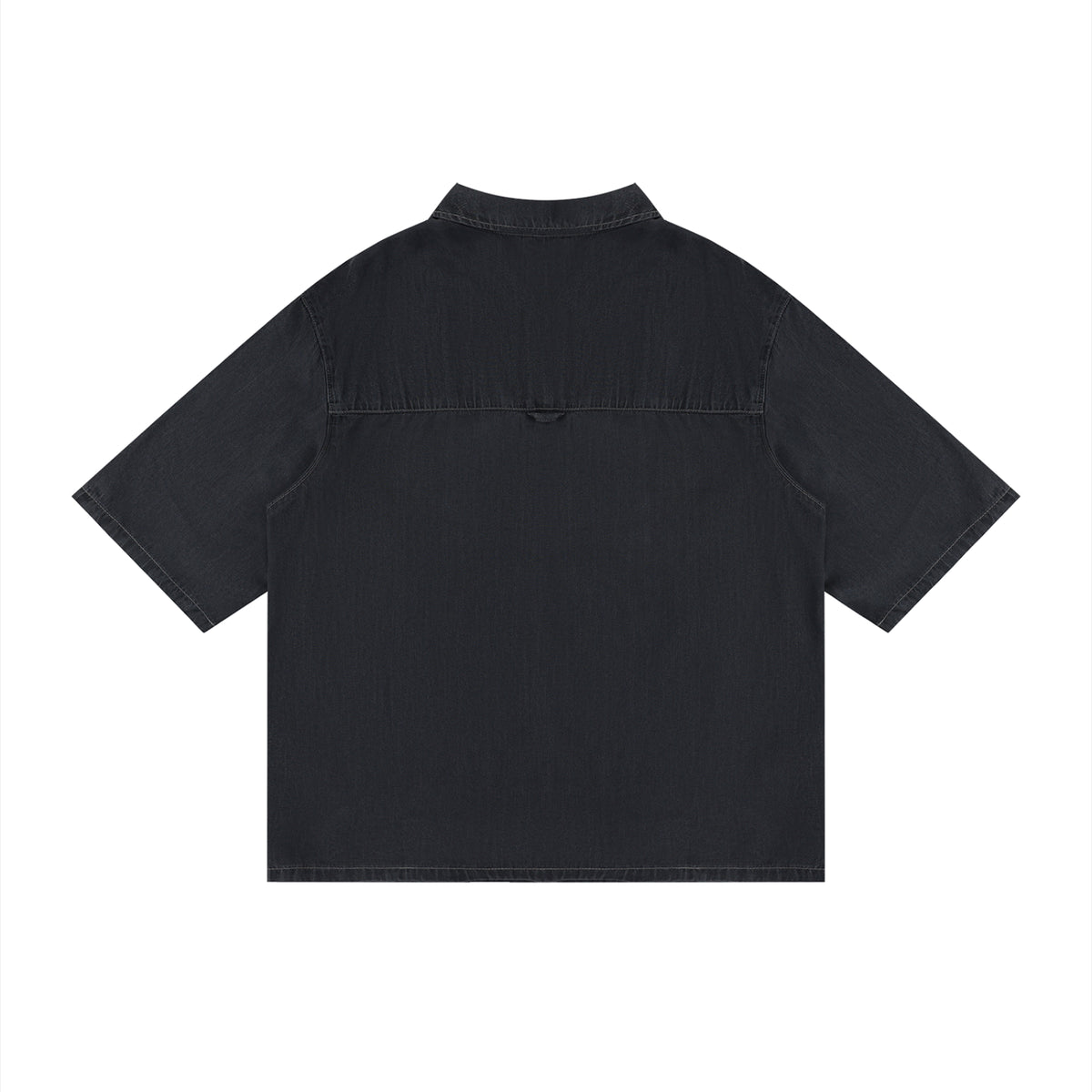 Unisex Vintage Wash Drop Shoulder Lyocell Shirt