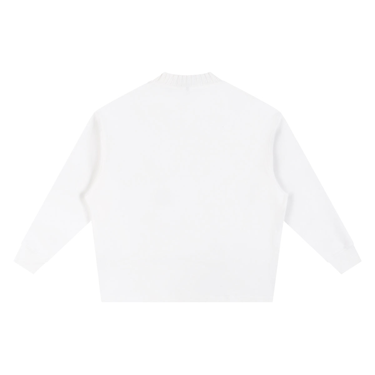 Knitted Round Neck Oversize Sweatshirt