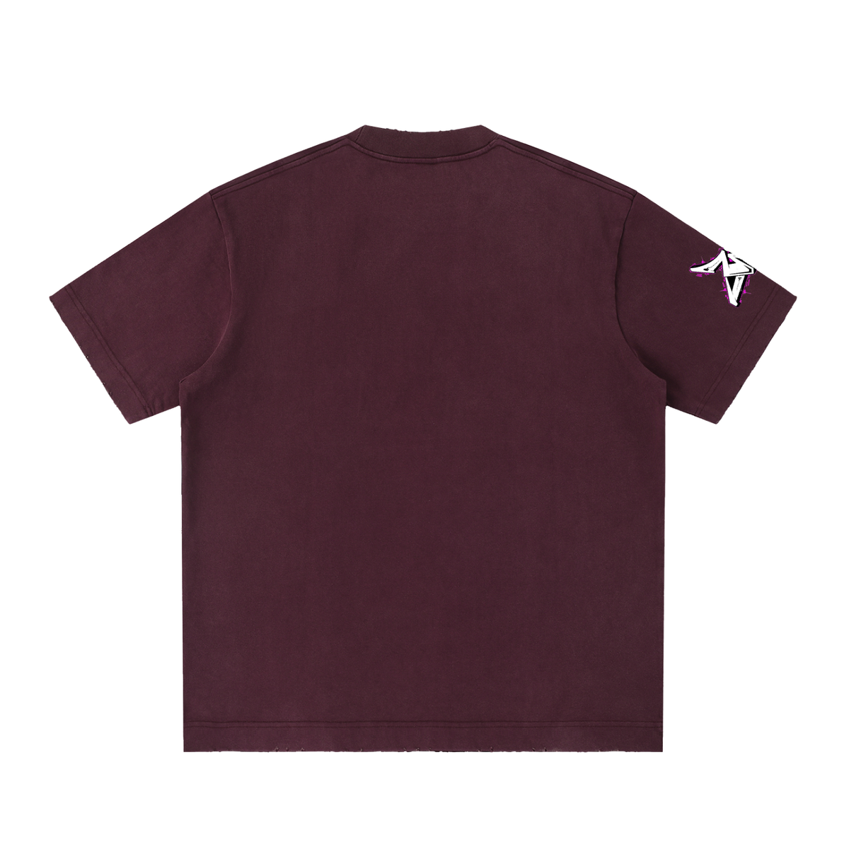 Heavyweight Vintage Washed Frayed T-Shirt