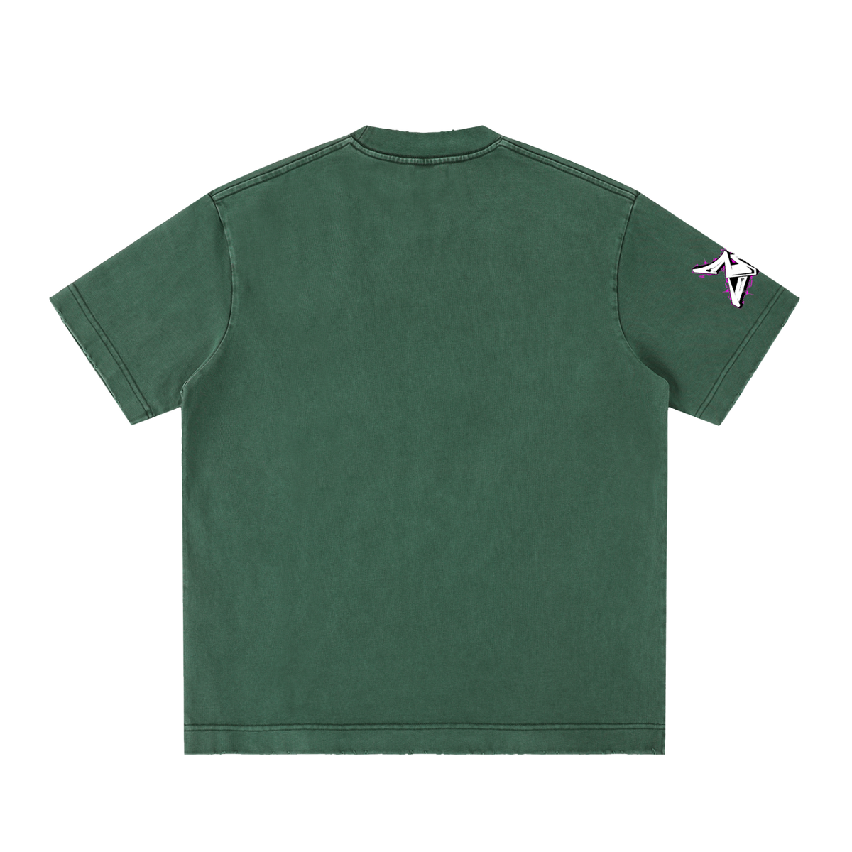 Heavyweight Vintage Washed Frayed T-Shirt