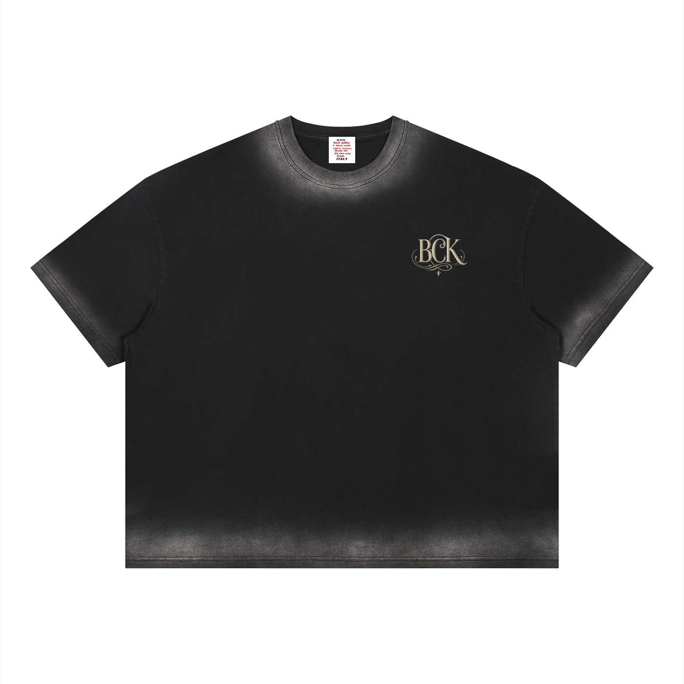 Unisex Boxy Sunfade Vintage Wash T-Shirt