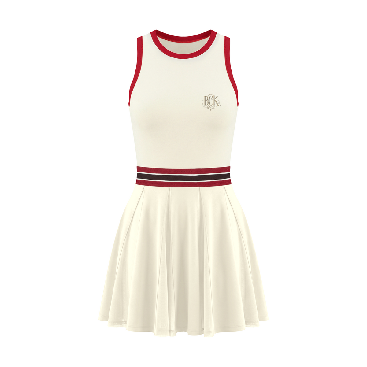 Women's Color Block A-Line Sleeveless Dress