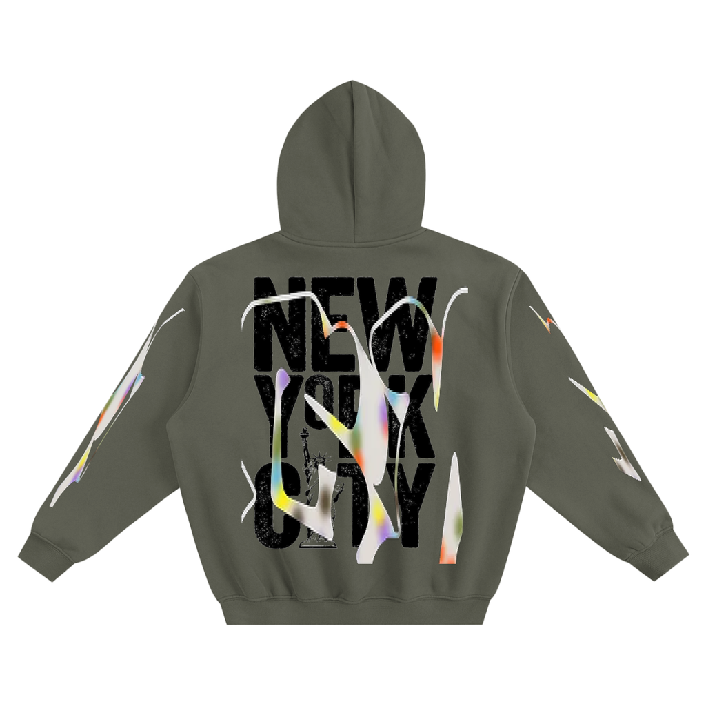 Fleeced Boxy Hoodie