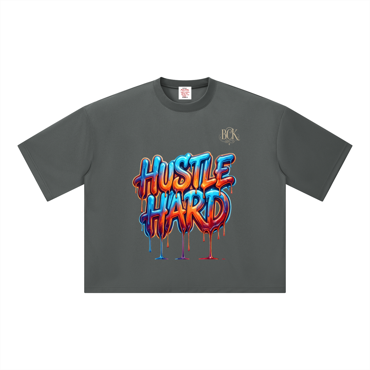Unisex Boxy Mesh Crewneck T-Shirt