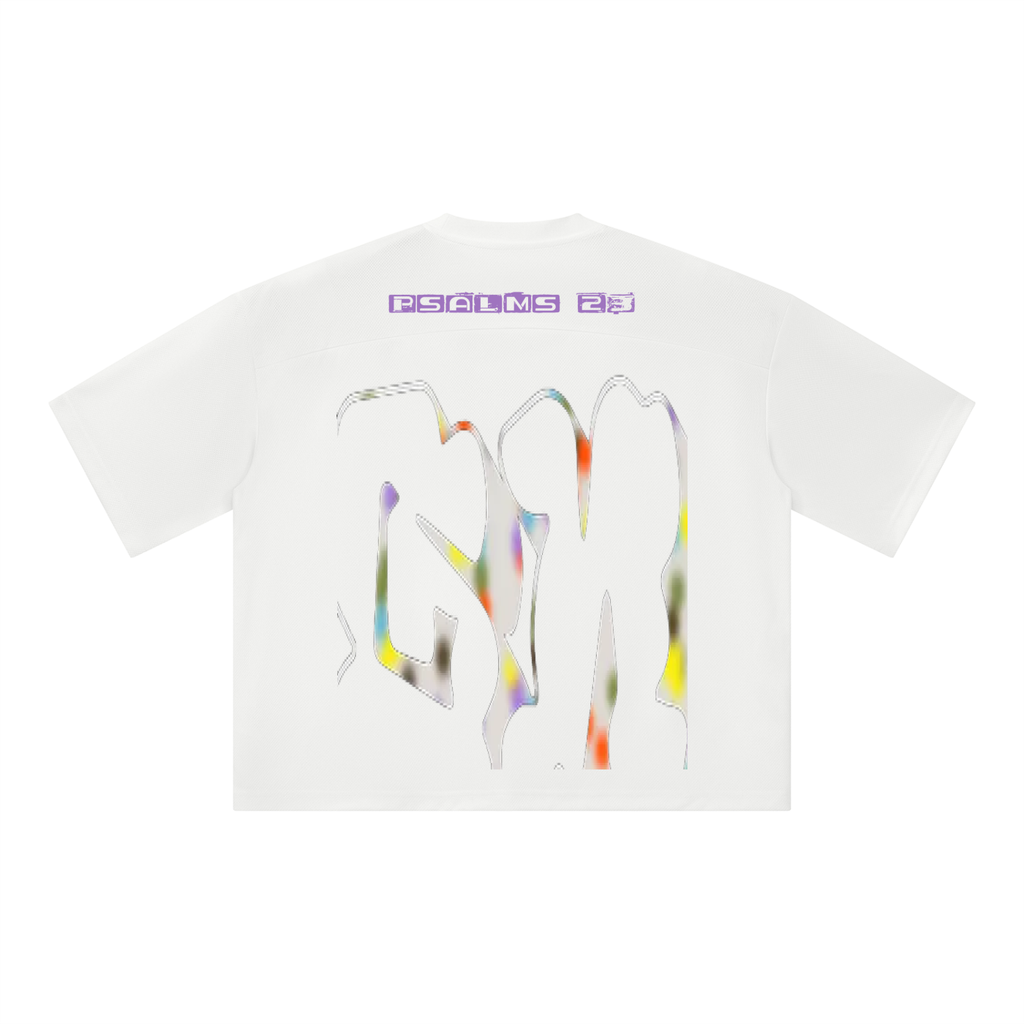 Unisex Boxy Mesh Crewneck T-Shirt