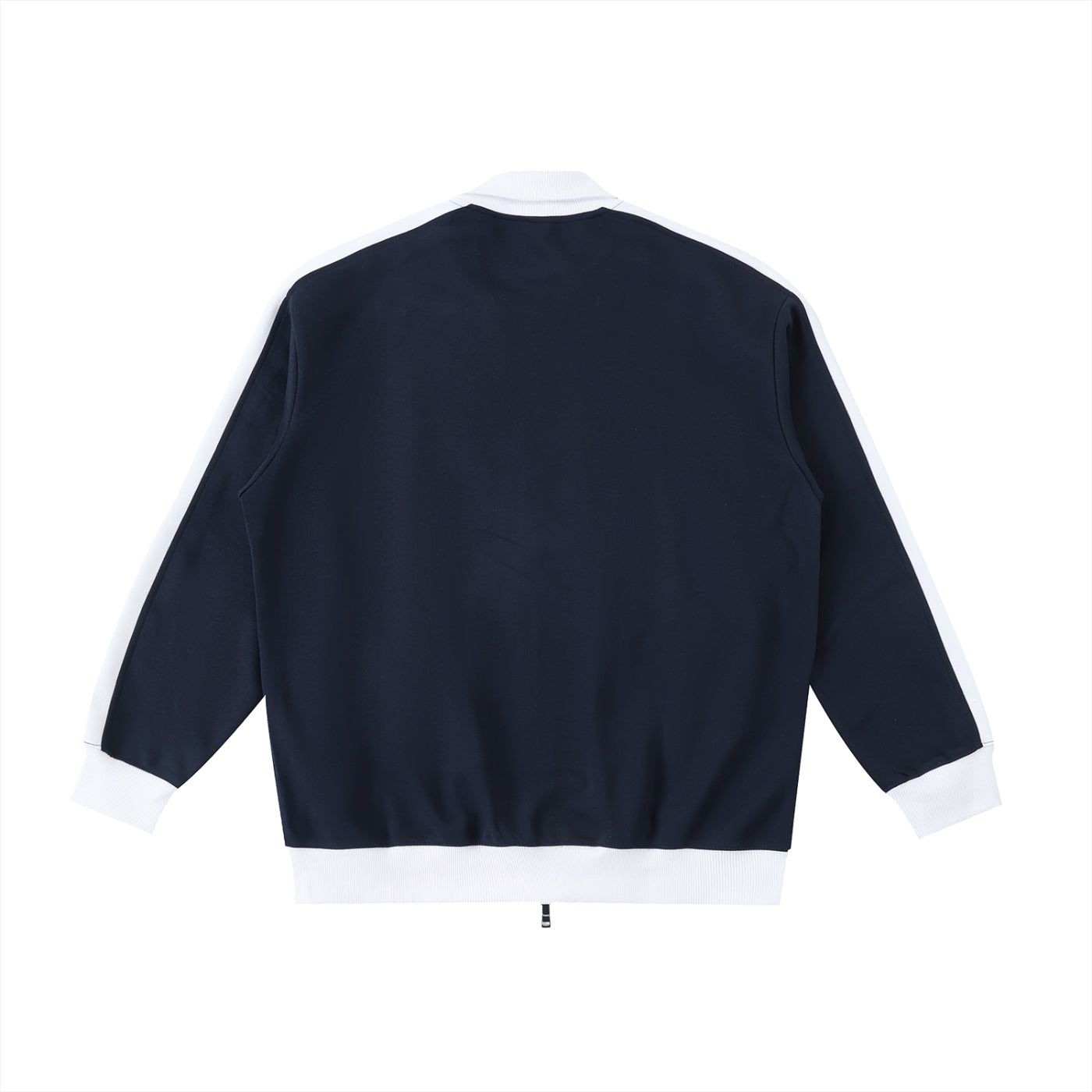 Contrast Trim Stand Collar Jacket