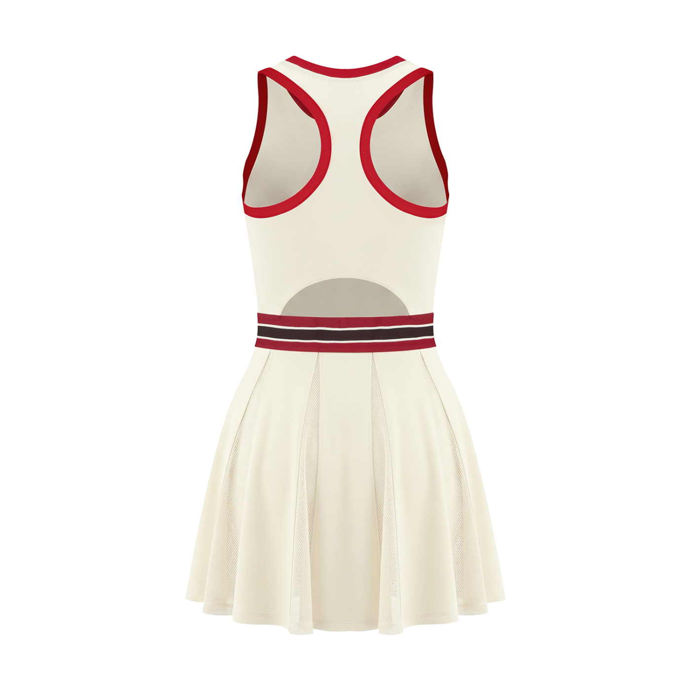 Women's Color Block A-Line Sleeveless Dress