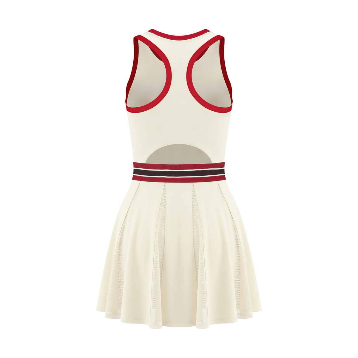 Women's Color Block A-Line Sleeveless Dress