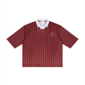 Unisex Pinstripe Collared Soccer Jersey