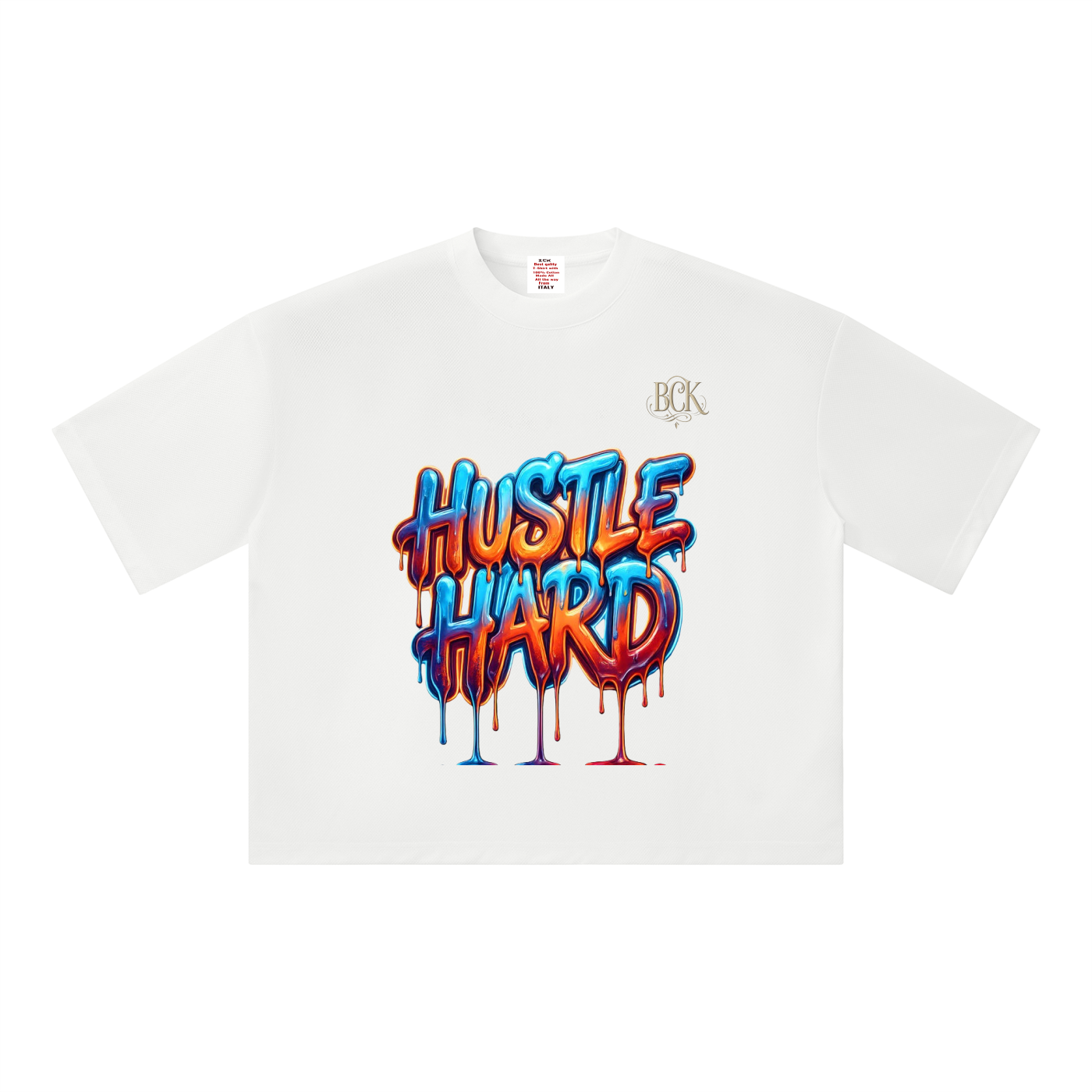 Unisex Boxy Mesh Crewneck T-Shirt