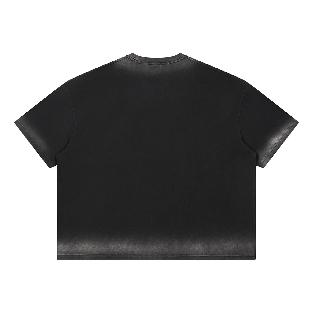 Unisex Boxy Sunfade Vintage Wash T-Shirt
