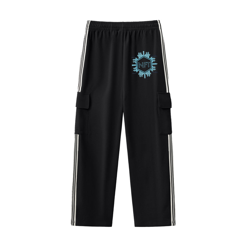 Side Stripe Straight-Leg Pants