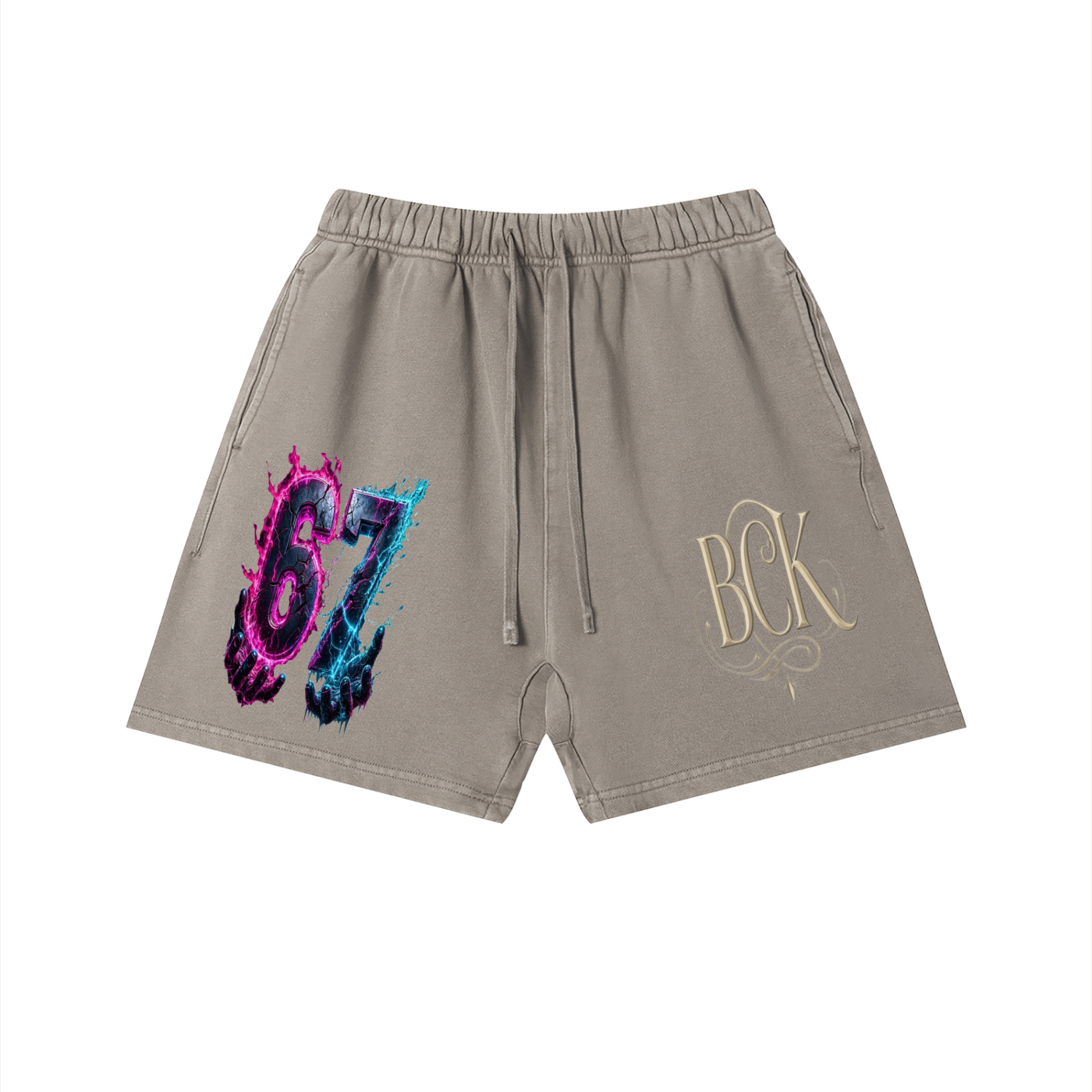 Unisex Vintage Wash Cotton Shorts