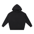 Contrast Tape Raw Edge Double Layered Hoodie