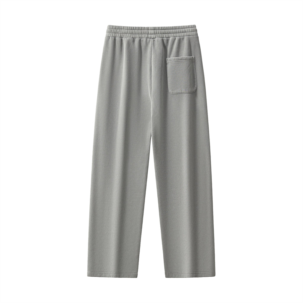 Frayed Enzyme Washed Fleece Sweatpants