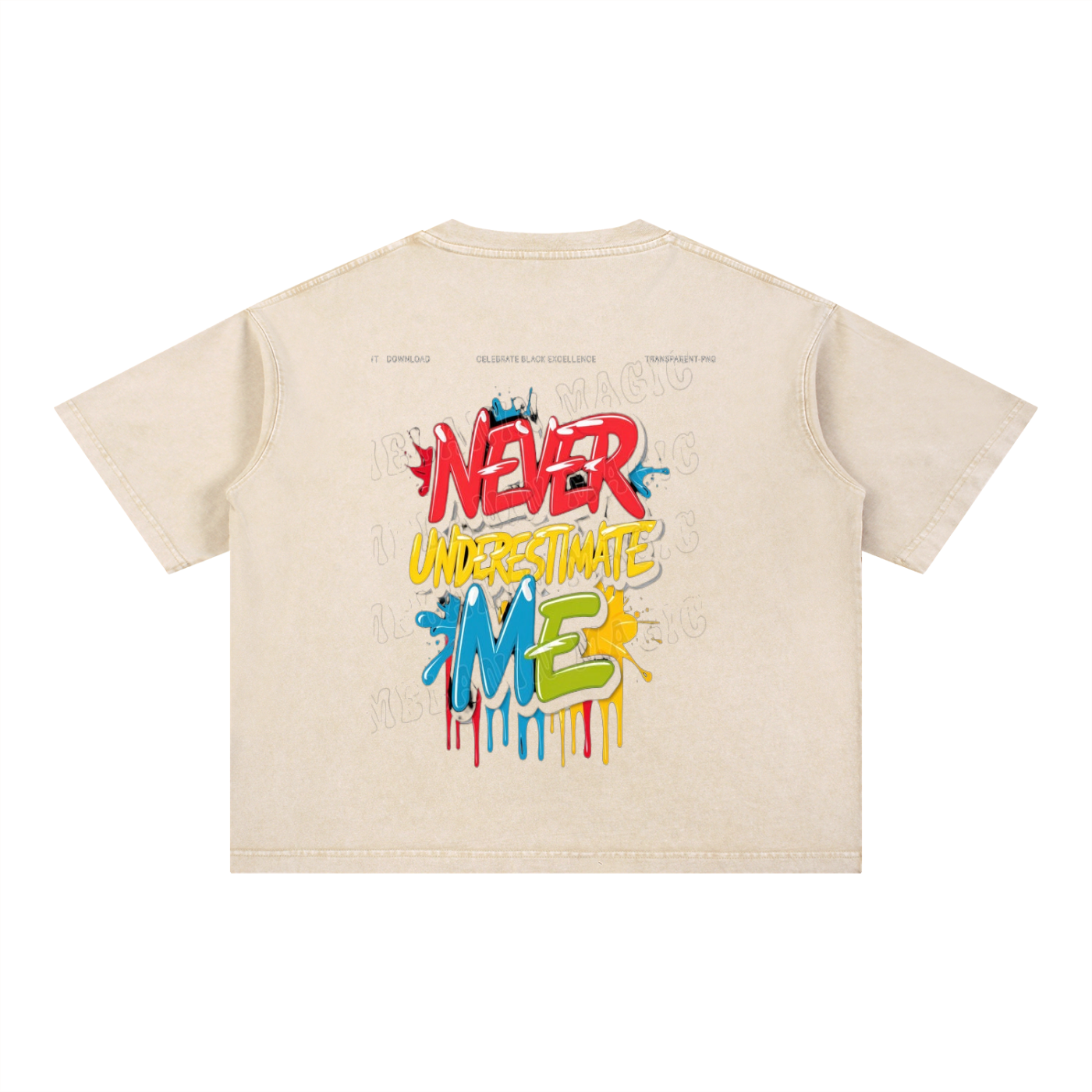 Mineral Wash Boxy Cotton T-Shirt