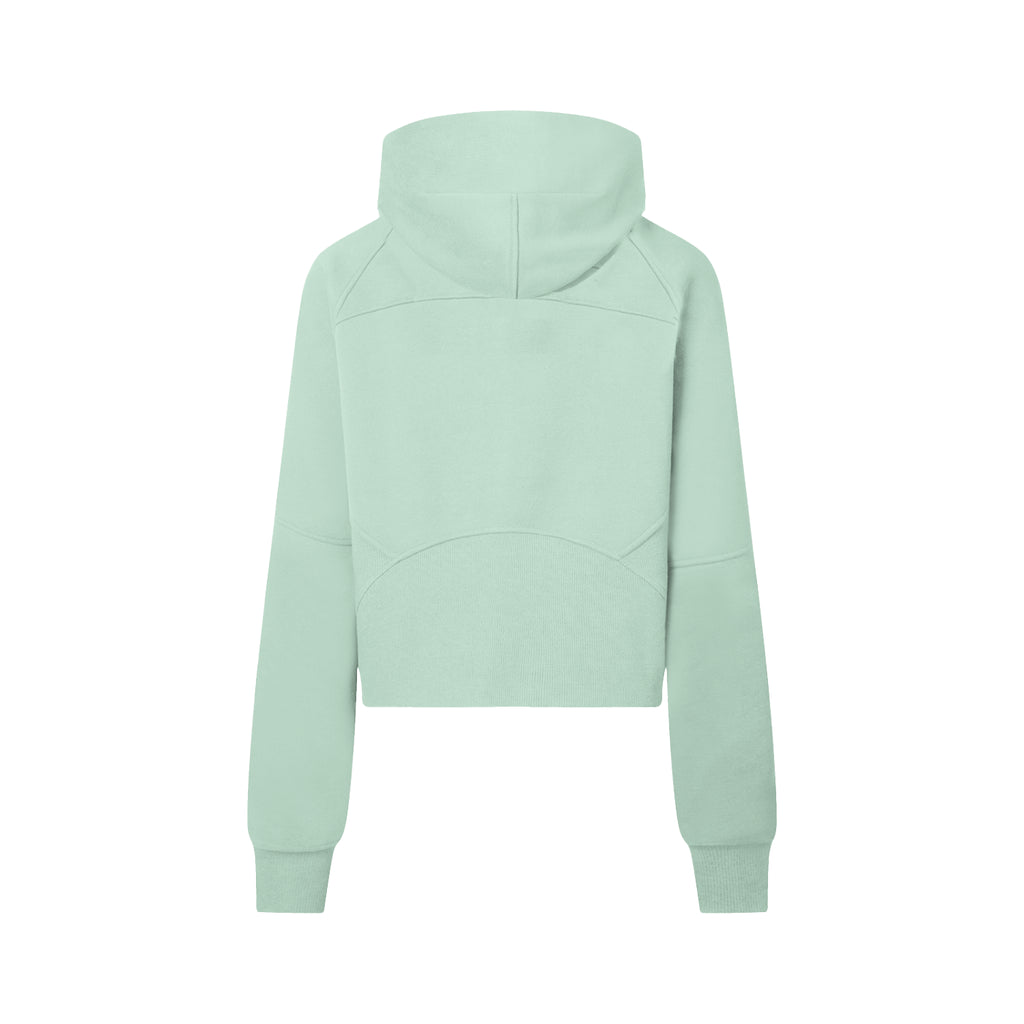 Cropped Half-Zip Hoodie