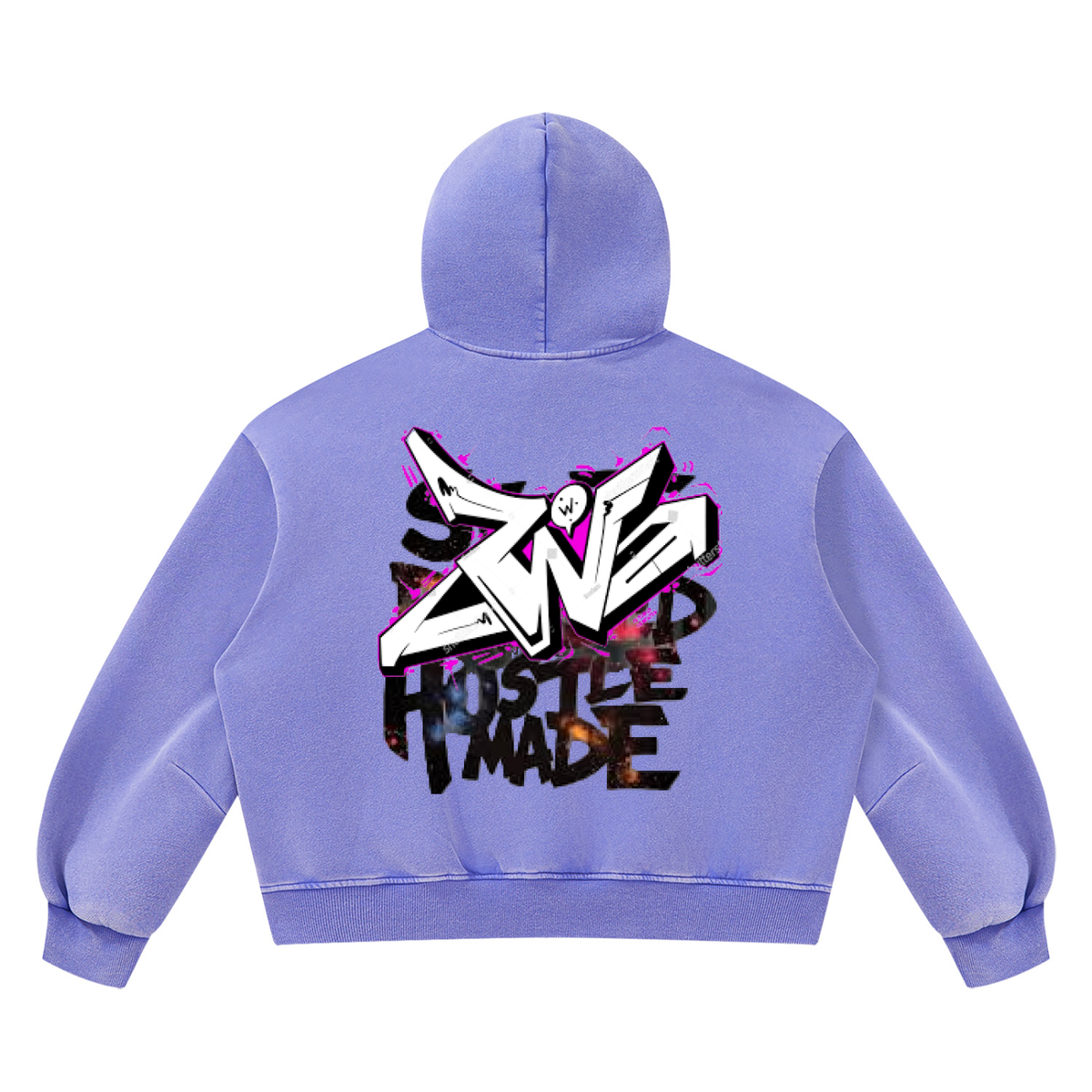 Unisex Vintage Wash Boxy Fleece Hoodie
