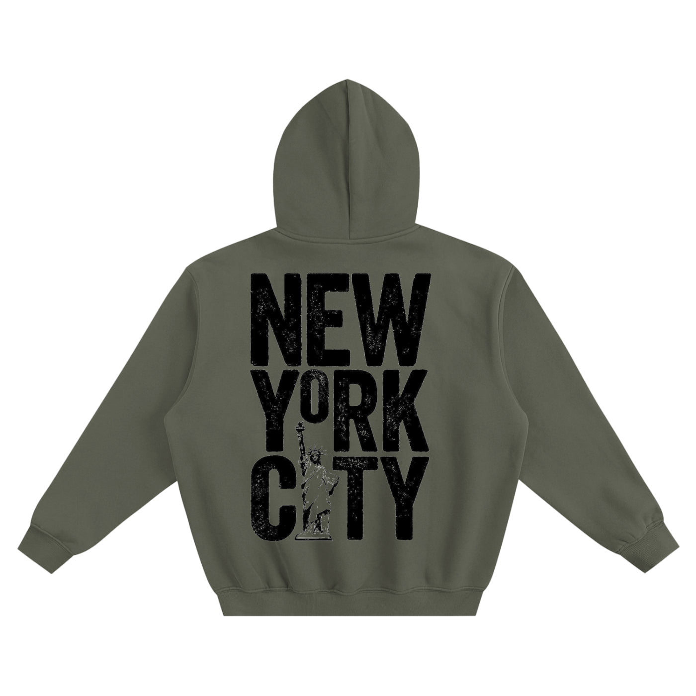 Fleeced Boxy Hoodie
