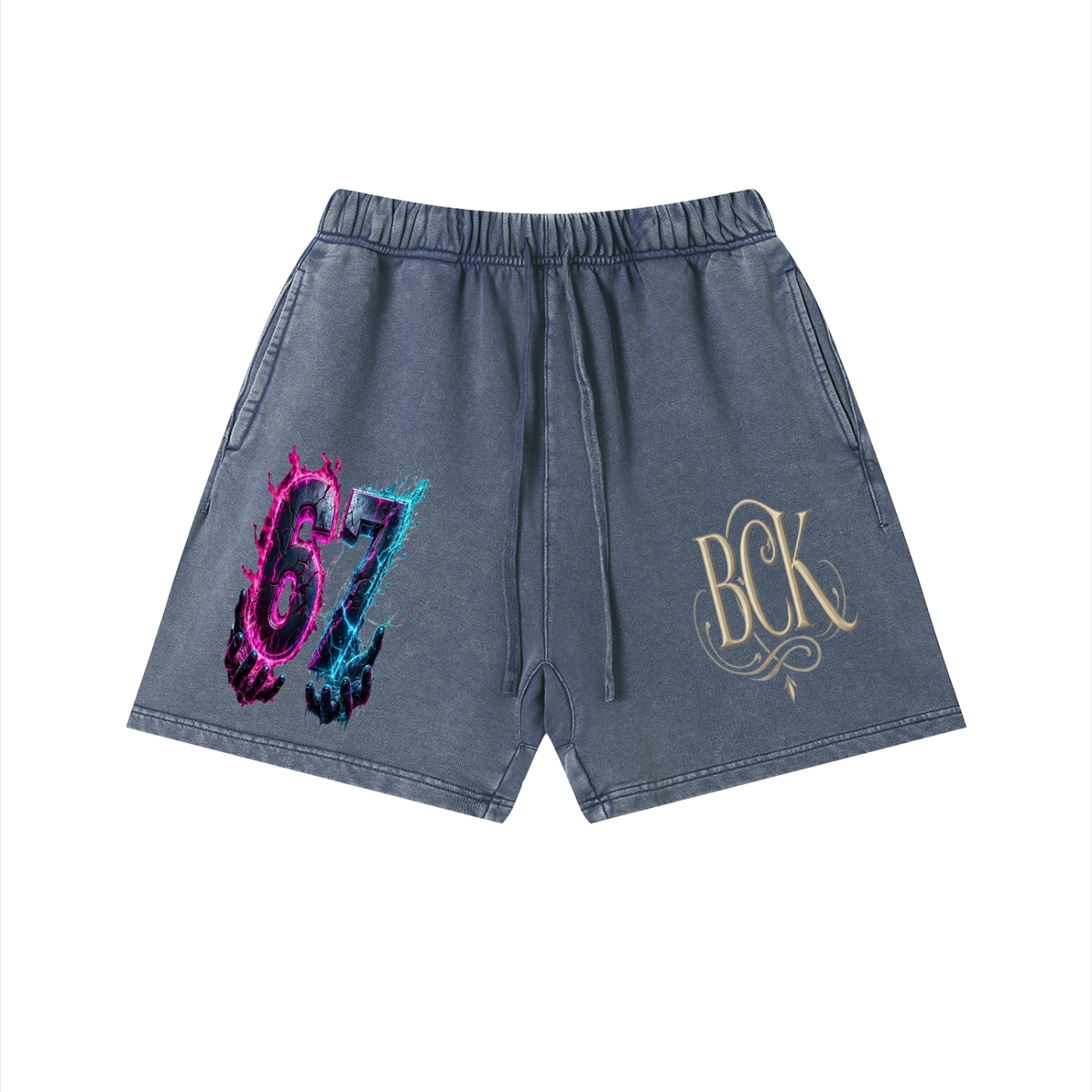 Unisex Vintage Wash Cotton Shorts