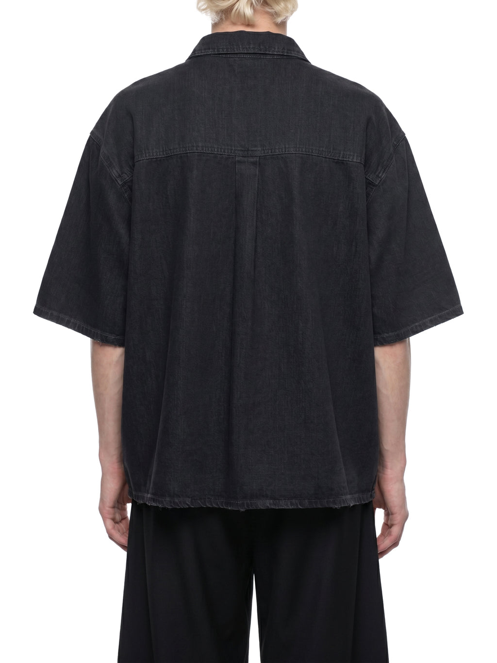 Unisex Vintage Wash Drop Shoulder Lyocell Shirt