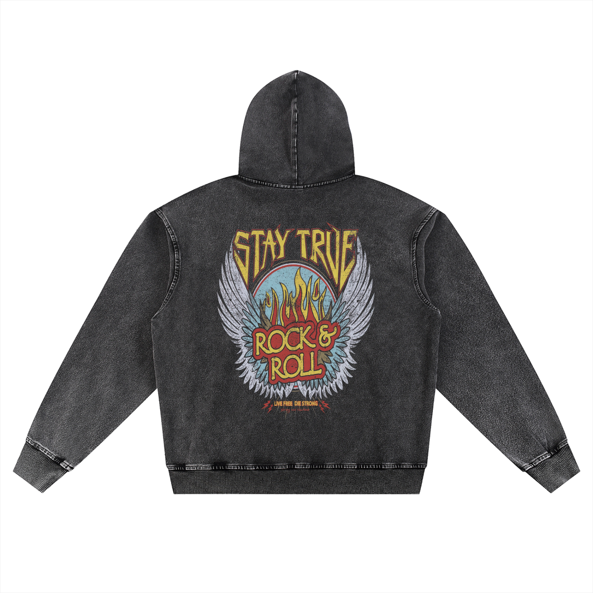 Snow Wash Oversized Hoodie