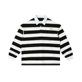 Color Block Stripe Polo Shirt