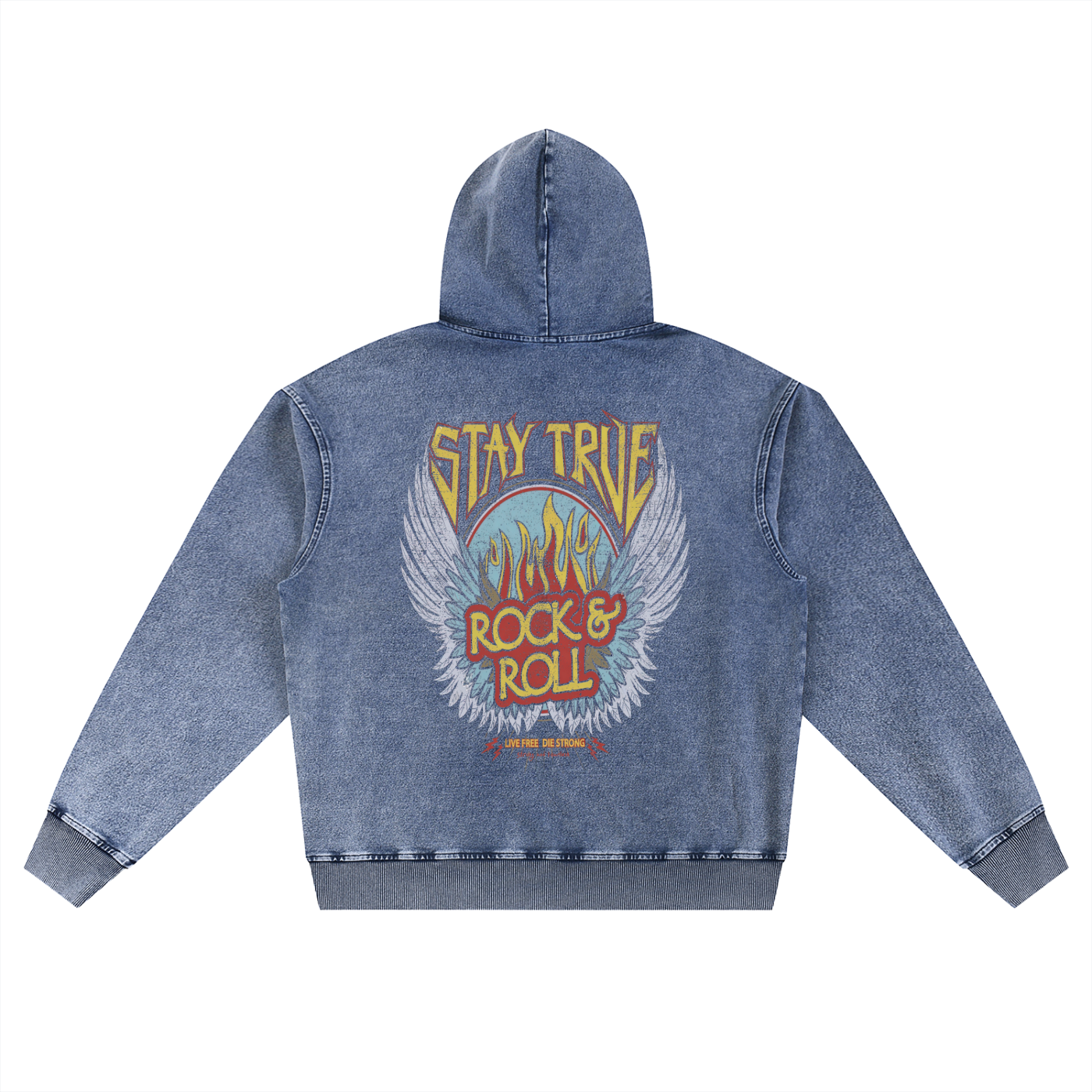 Snow Wash Oversized Hoodie