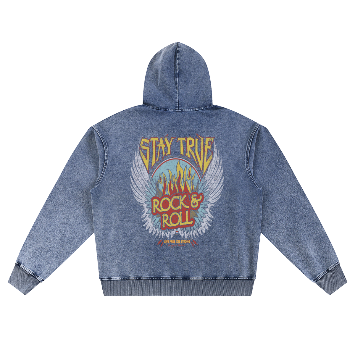 Snow Wash Oversized Hoodie