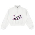 Women’s Loose Fleece Quarter-Zip Sweatshirt
