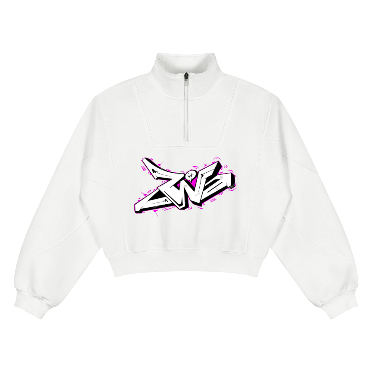 Women’s Loose Fleece Quarter-Zip Sweatshirt