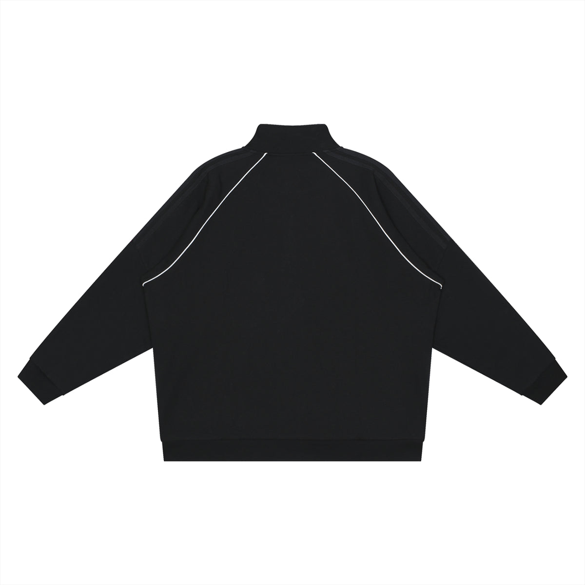 Reflection Striped Raglan Sleeve  Jacket