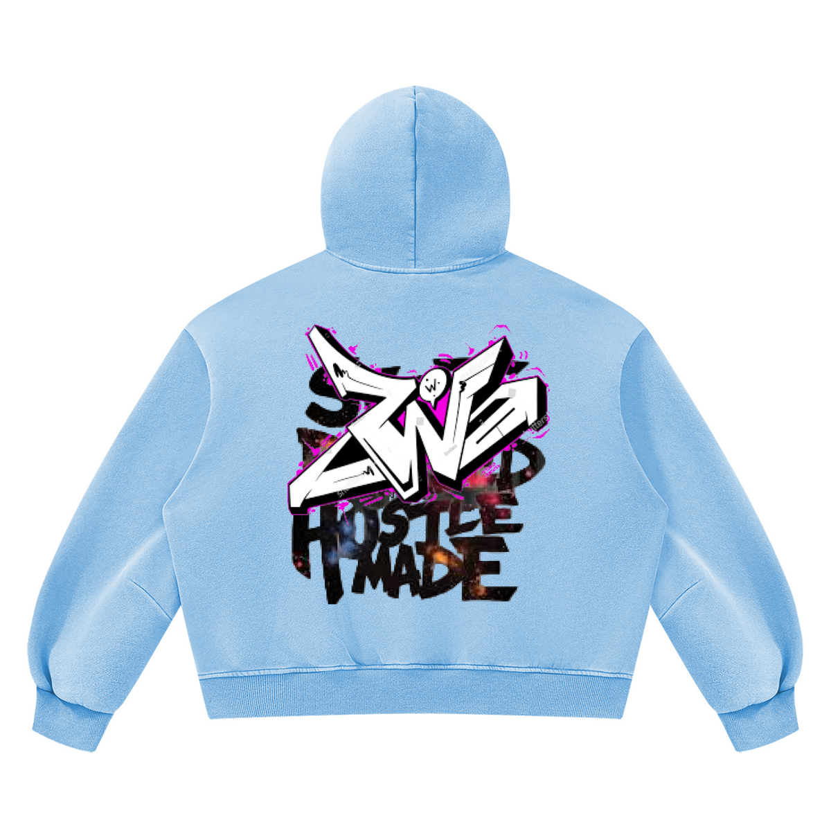 Unisex Vintage Wash Boxy Fleece Hoodie