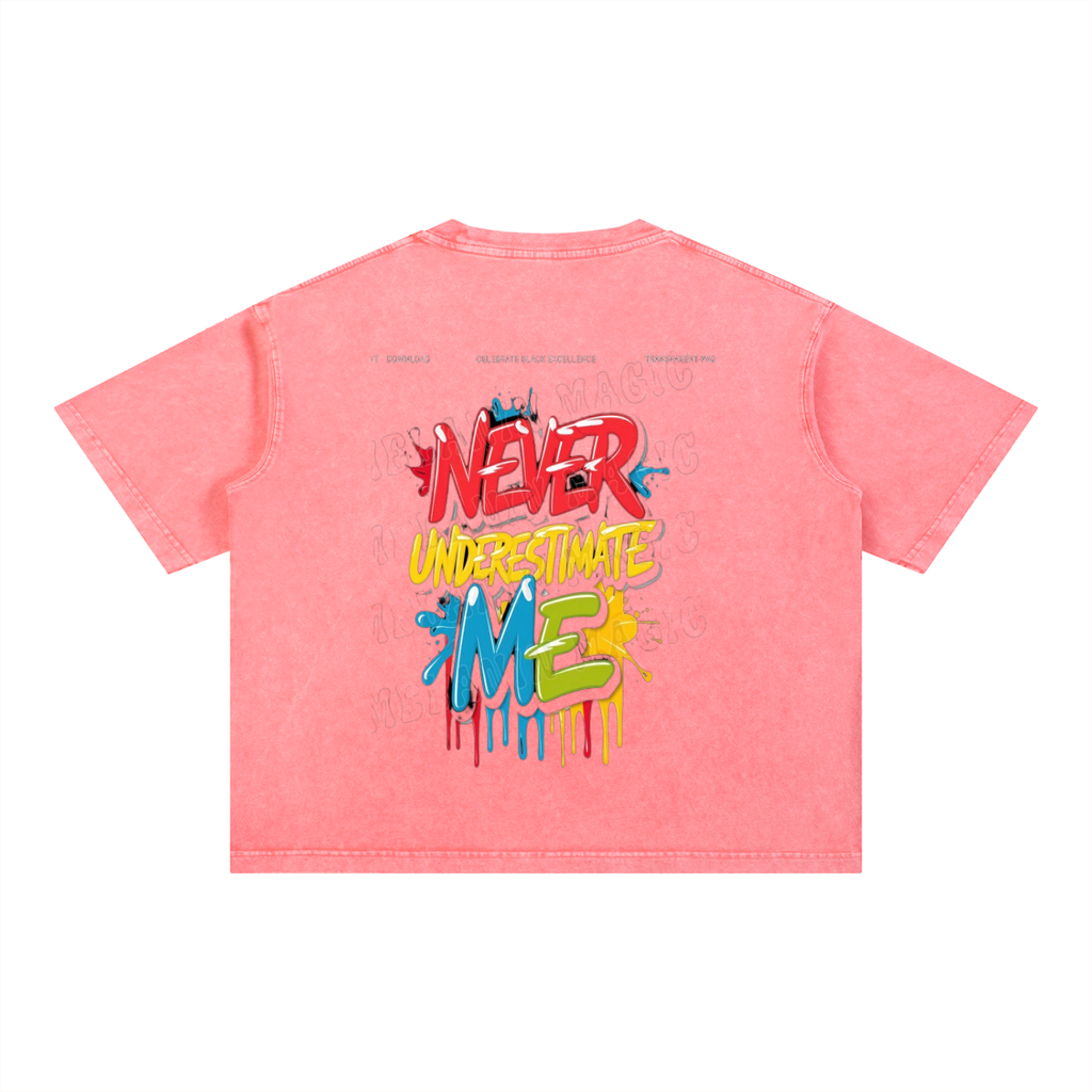 Mineral Wash Boxy Cotton T-Shirt