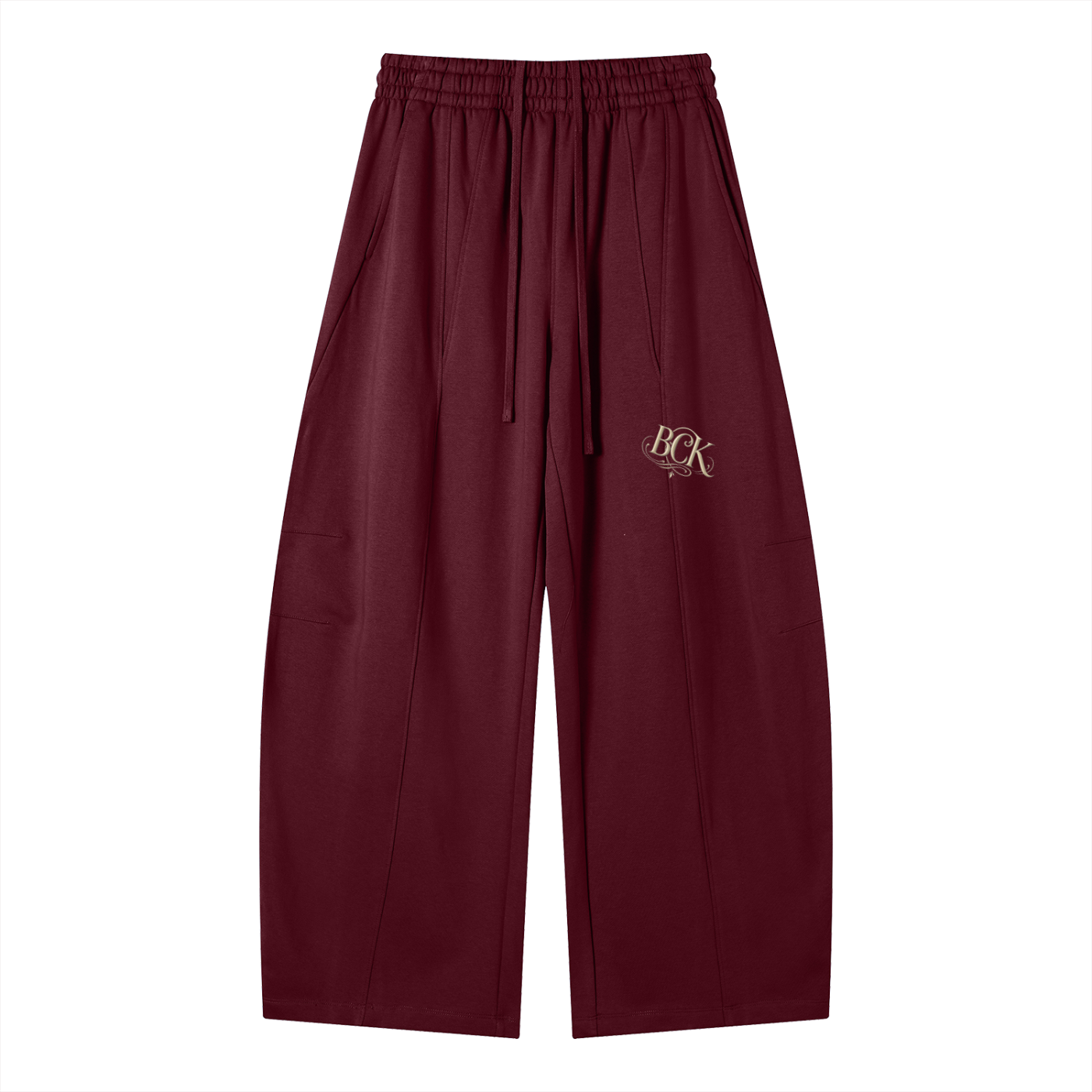 Heavyweight Wide Leg Panel Sweatpants