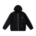 Heavyweight Raglan Sleeve Zip Hoodie