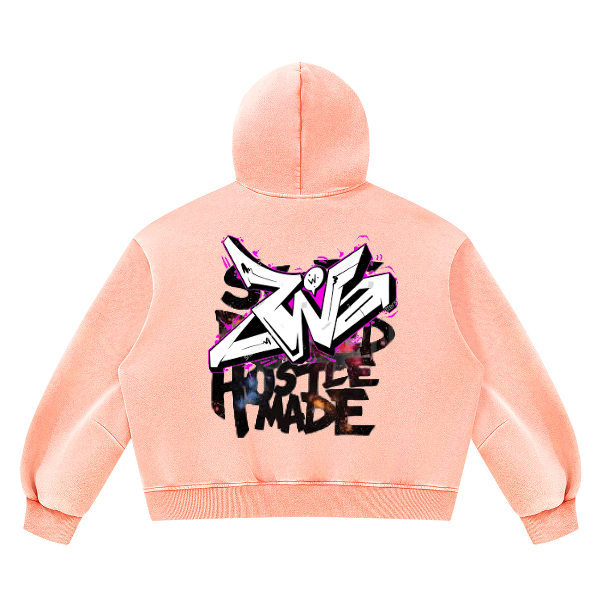 Unisex Vintage Wash Boxy Fleece Hoodie