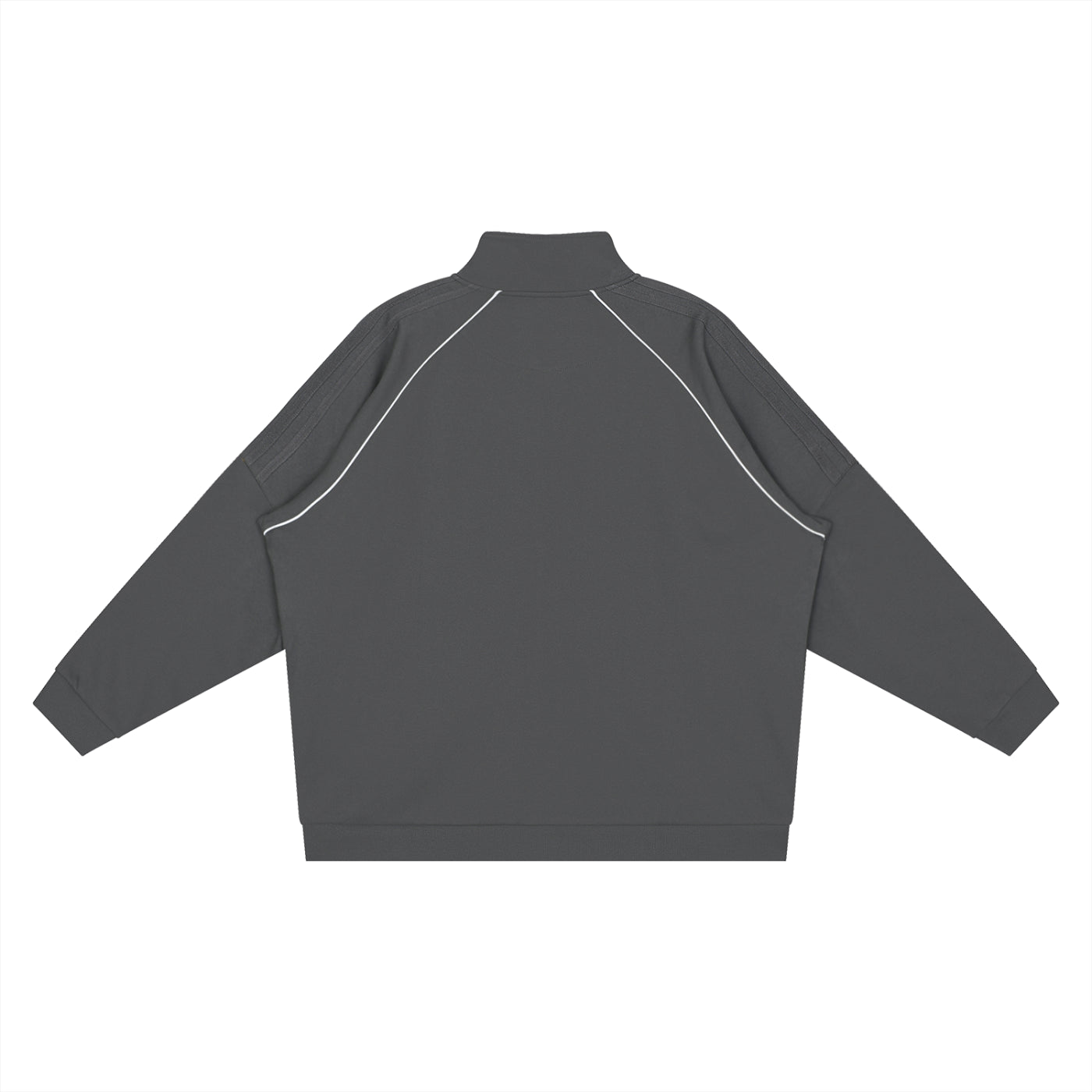 Reflection Striped Raglan Sleeve  Jacket