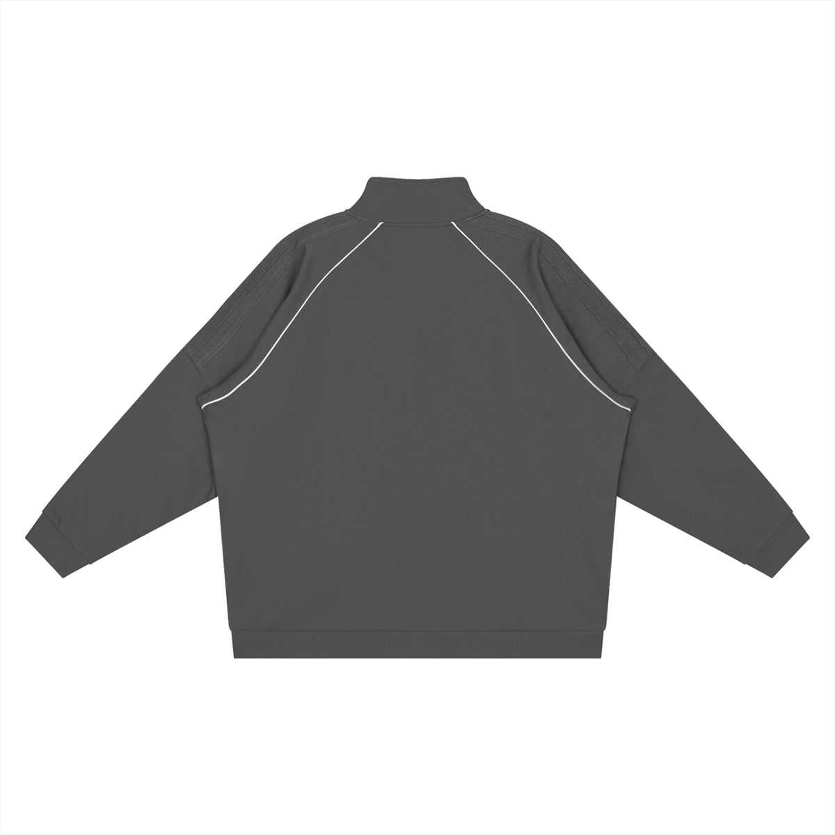 Reflection Striped Raglan Sleeve  Jacket